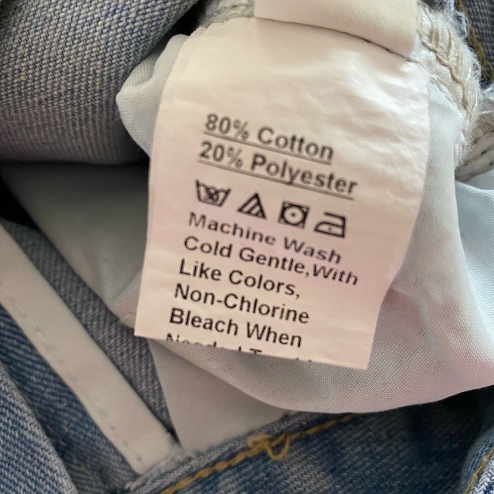 Distressed Denim Skirt Brand New Size Large !NOT USED ITS BRAND NEW Size 8/10 - Picture 9 of 12